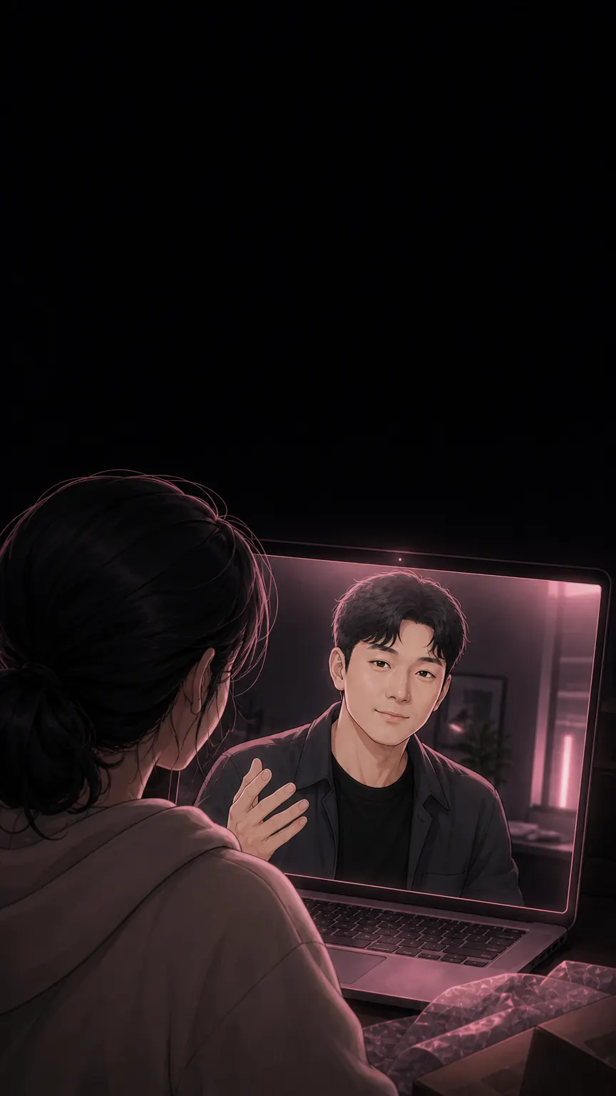 화상통화로 셀러와 이야기하는 줄갭 대표